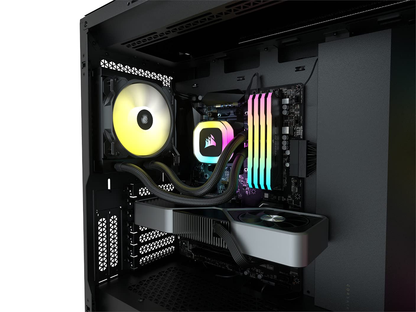 H55 RGB 120mm Liquid CPU Cooler 2