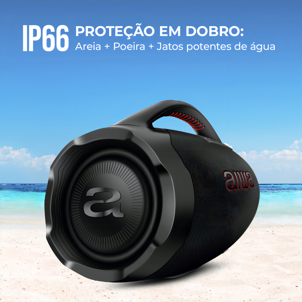 Caixa de Som Boombox Plus AIWA BBS-01-B 5