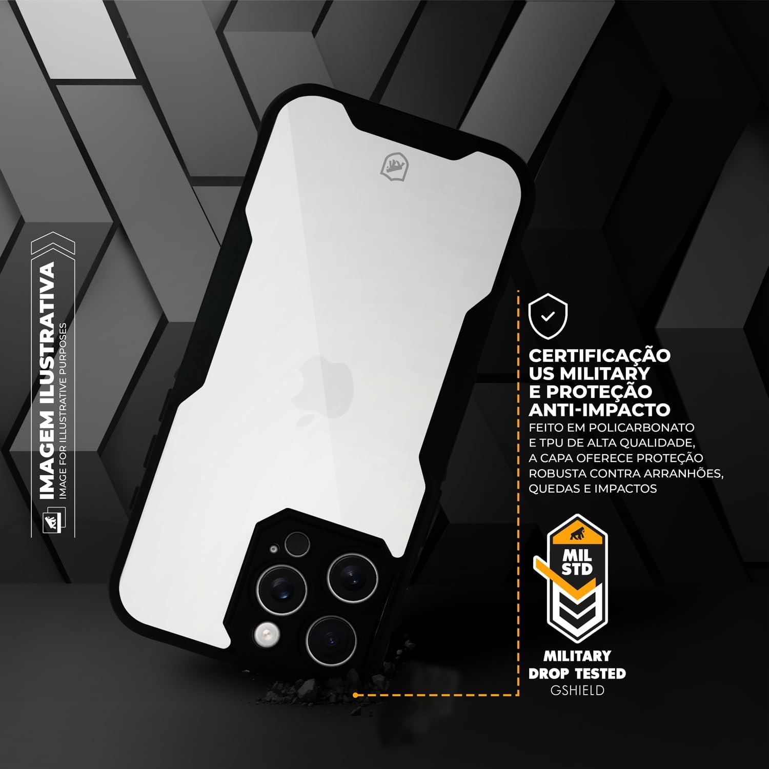 Capa para iPhone Dual Shock Sense 3