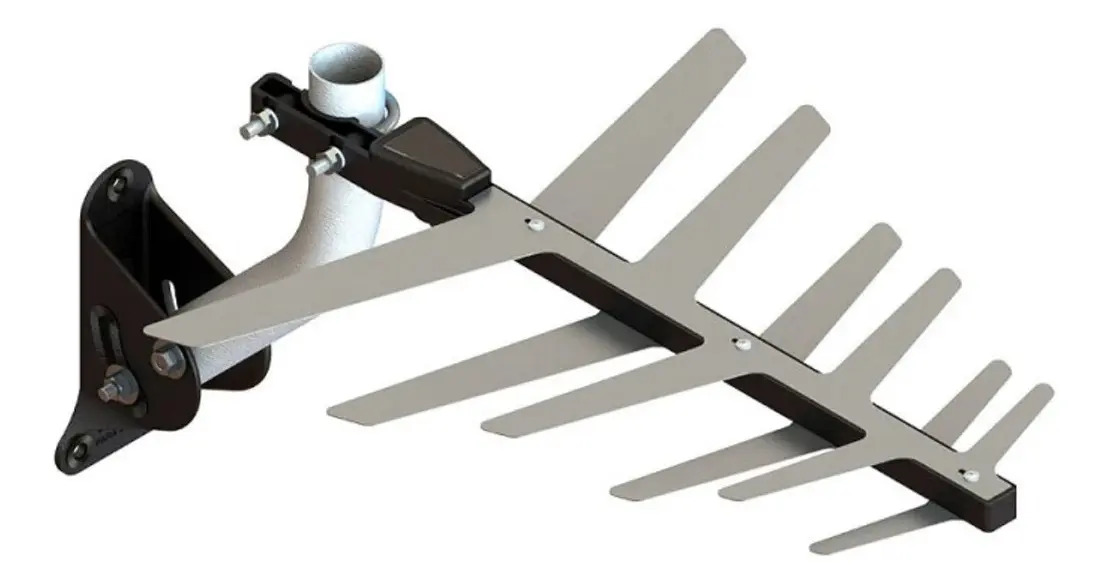 Antena Digital Externa com Suporte e Cabo 10 metros 3