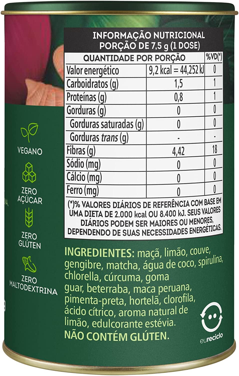 Suco Verde em Pó Supergreen 2