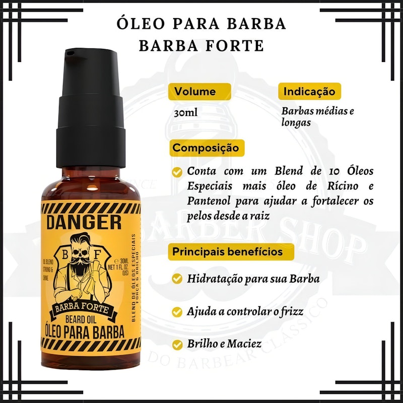 Óleo para Barba Danger 3