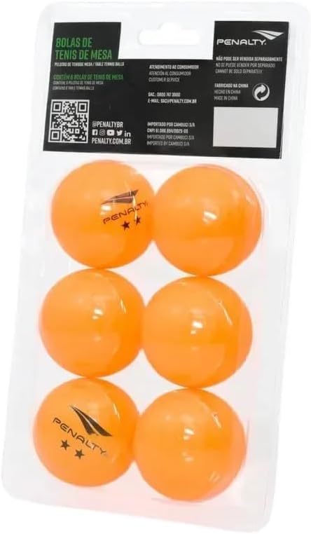 Kit 6 Bolas de Tenis de Mesa Penalty 2
