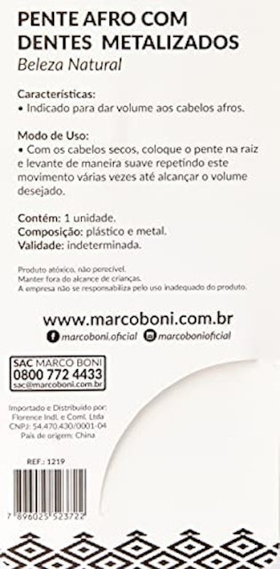 Pente Garfo com Dentes de Metal 4