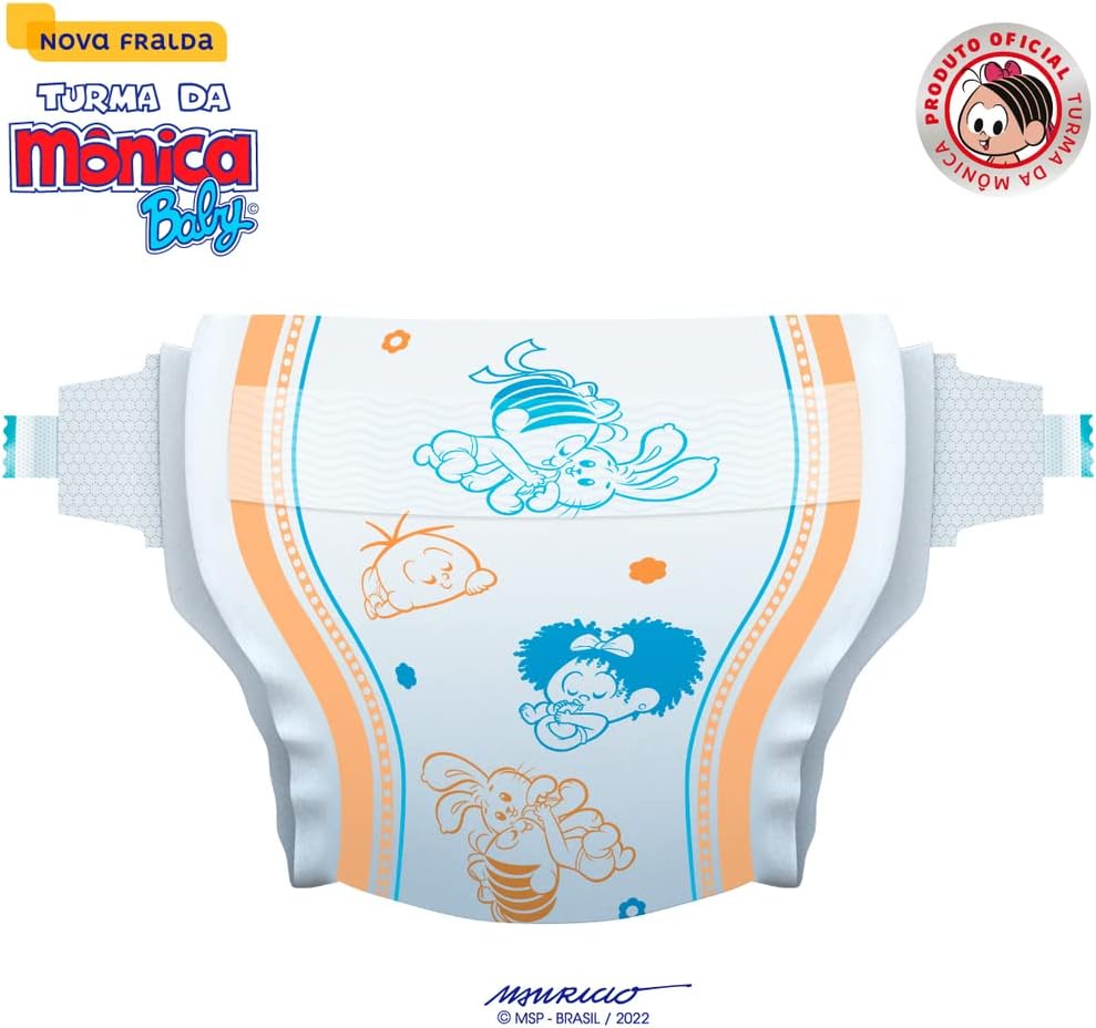 Fralda Turma da Mônica Baby Recém-Nascido 3