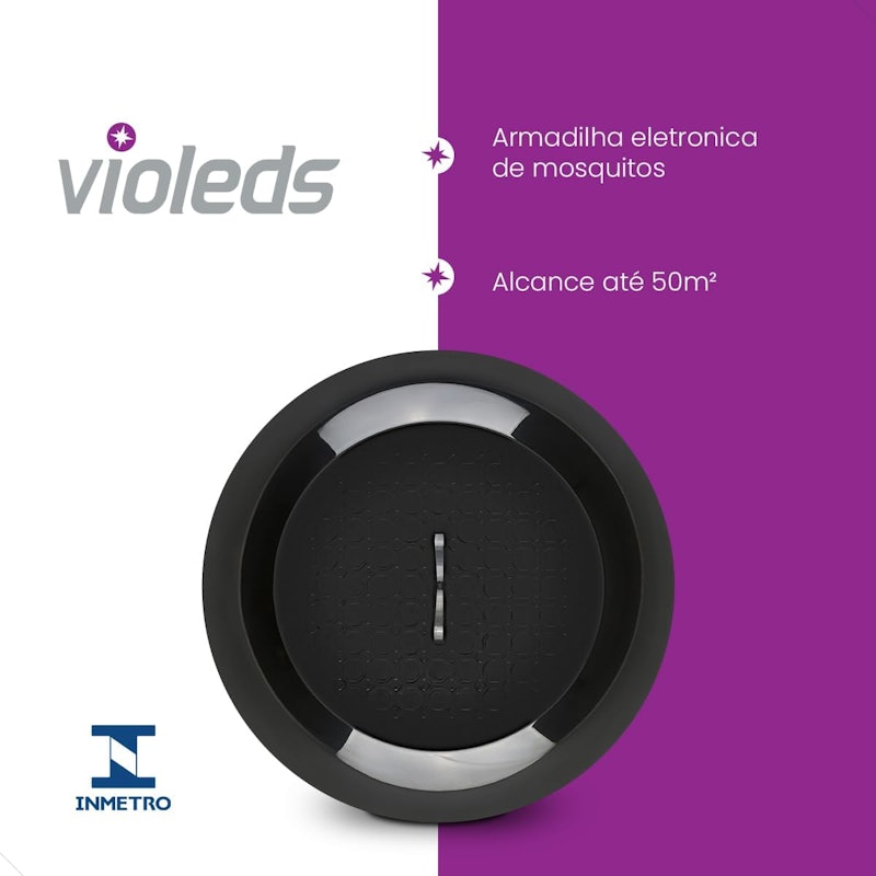 Armadilha Eletrônica para Mosquitos Violeds 4