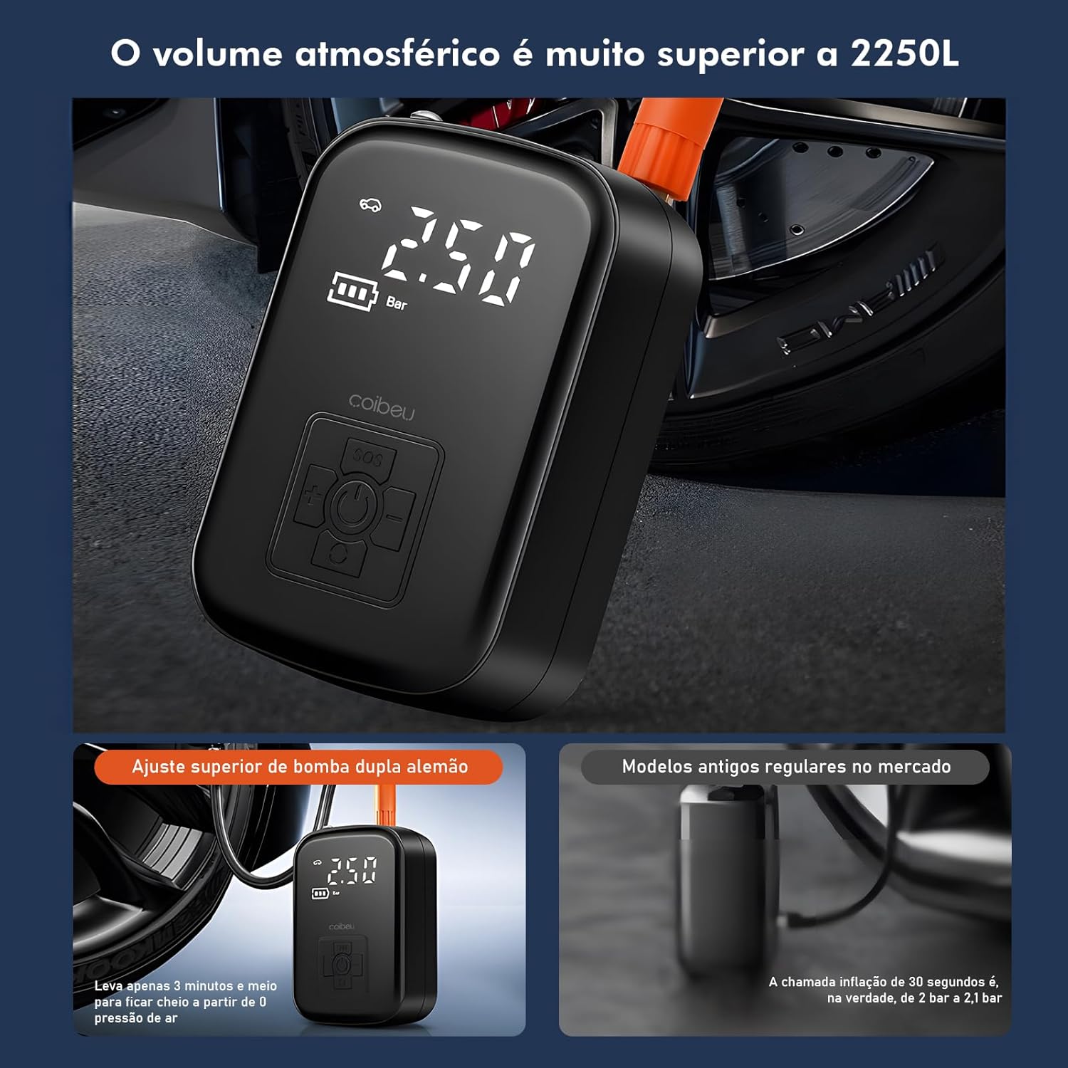 Compressor de Ar Portátil Coibeu 2