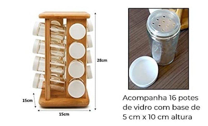 Porta-Condimentos Bambu 3