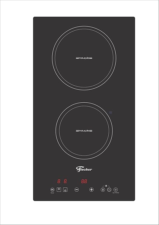 Cooktop de Indução Fischer 2 Bocas Vitrocerâmica 1