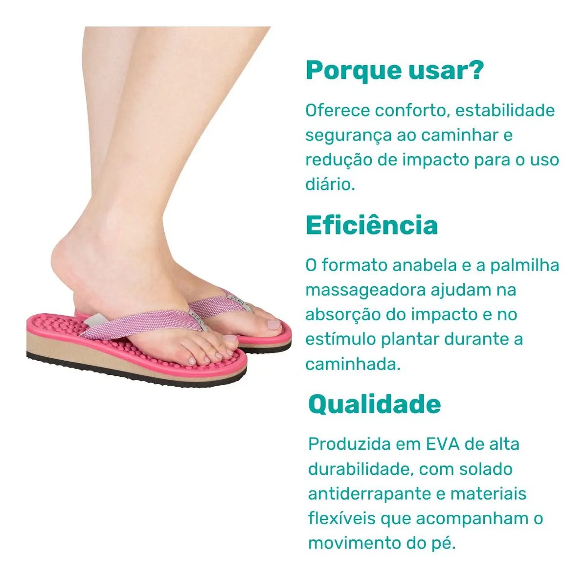 Chinelo Anabela Anatômico  5