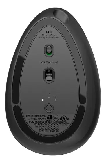 Mouse sem fio Logitech MX Vertical 5