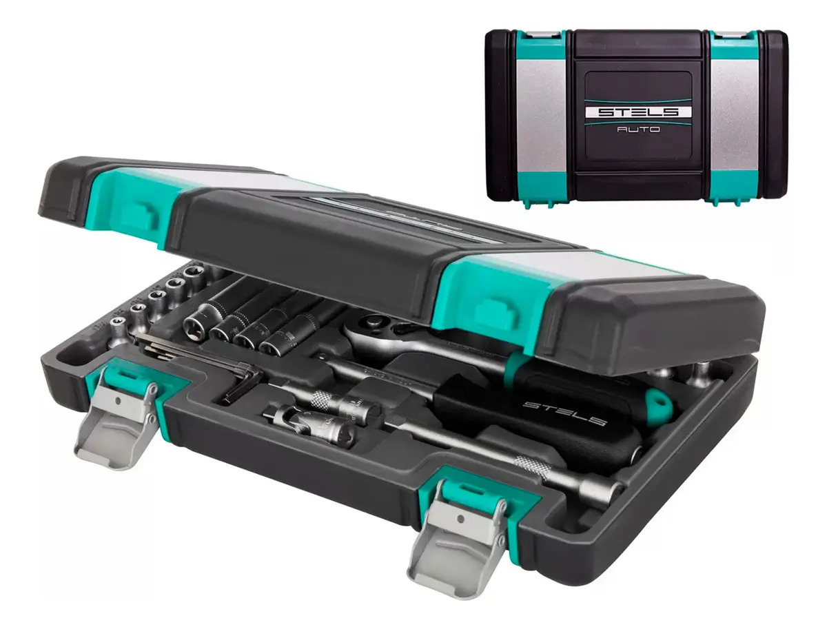 Kit de Ferramenta com Maleta 1/4 CRV 57 Peças Stels 3