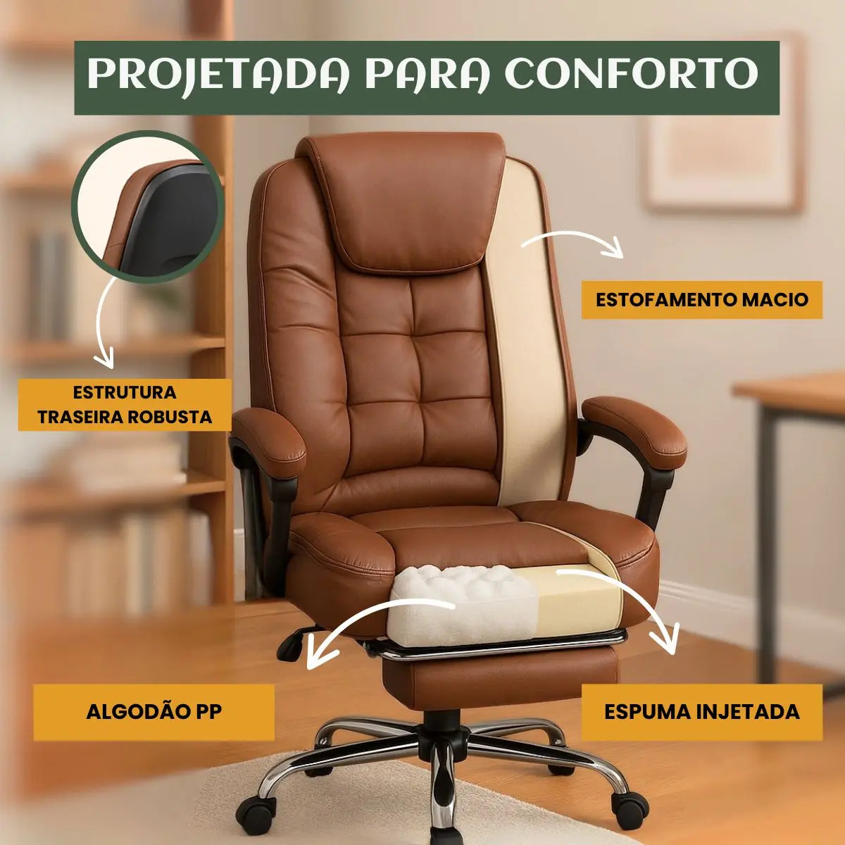 Cadeira de Escritório Itália 3