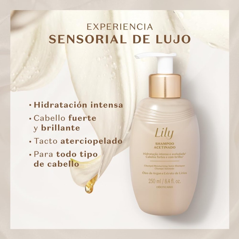 Shampoo Acetinado Lily 2