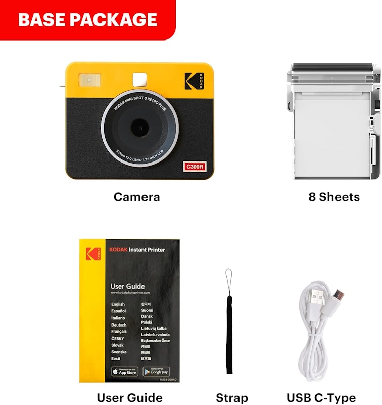 Kodak Mini Shot 3 Retrô Camera Instantânea e Photo Printer 5