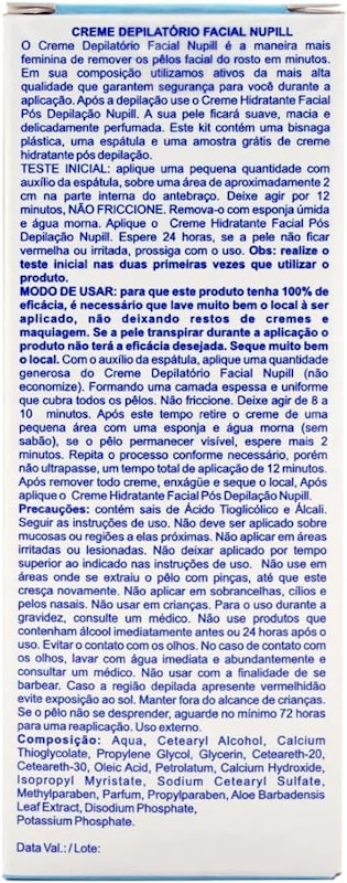 Creme Depilatório Facial 2