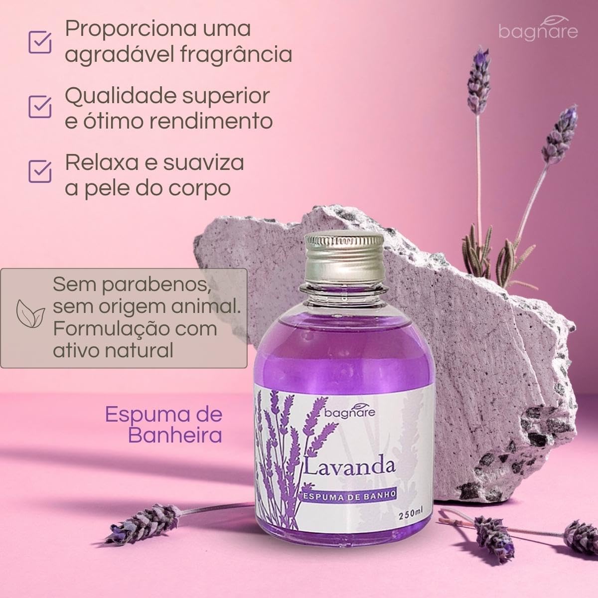 Sais de Banho Banheira Espumante Hidromassagem SPA Lavanda 3
