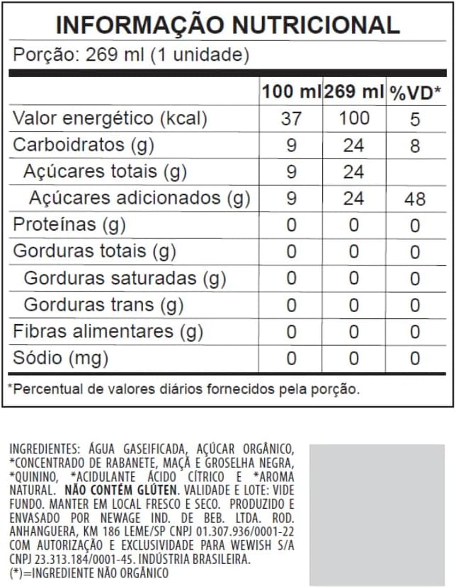 Água Tônica Rosé Orgânica Wewi 3