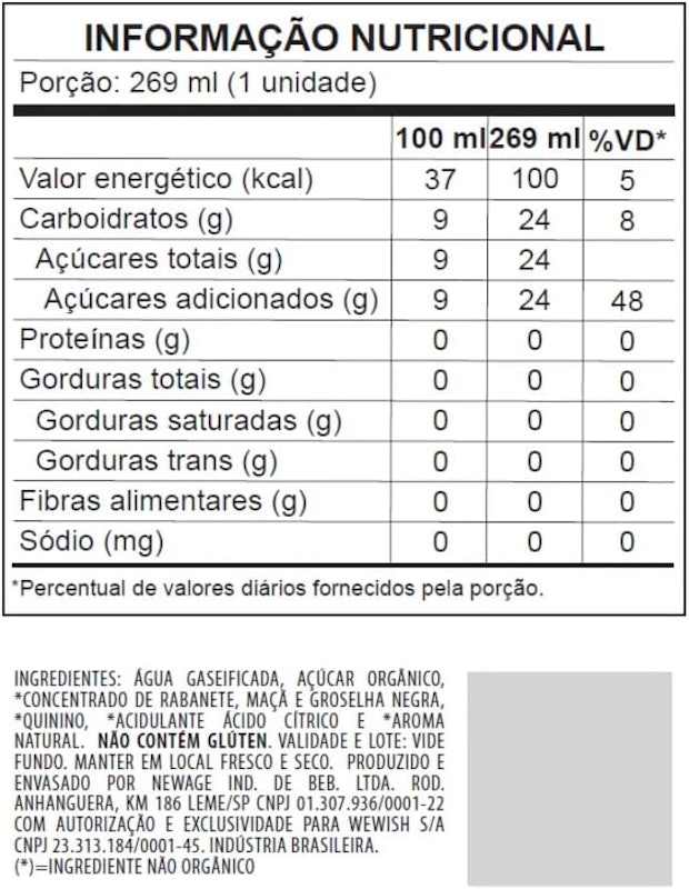 Água Tônica Rosé Orgânica Wewi 3
