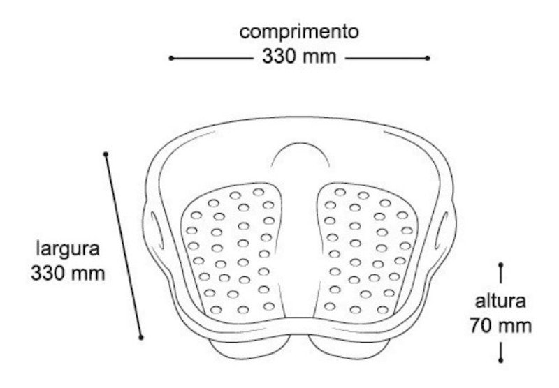 Bacia para Pedicure Rosa 2