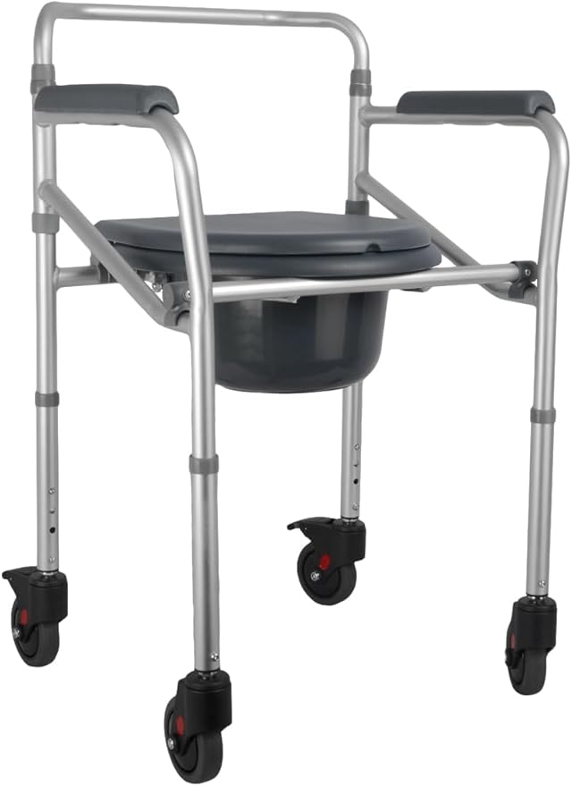 Cadeira Banho Alumínio 100 kg Desmontável 2