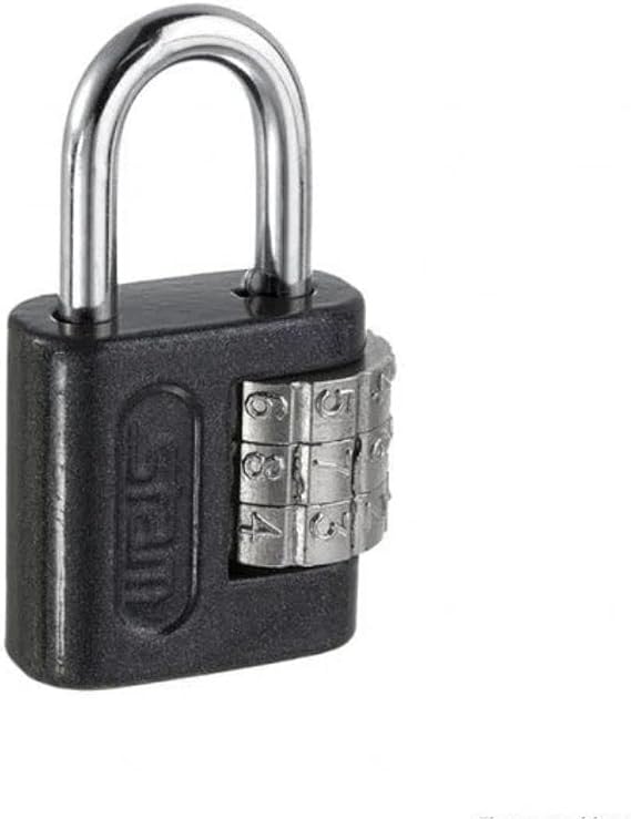 Cadeado Zamac com Segredo Preto Fosco 25 mm Encartelado 2