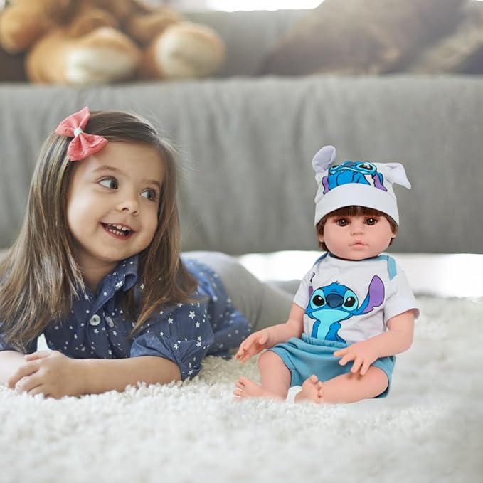 Bebê Reborn Menino com Acessórios Lindo Recém Nascido 5
