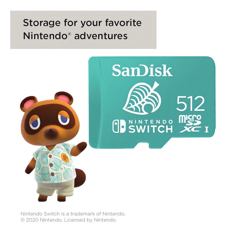 Cartão de Memória Licenciado pela Nintendo para Nintendo Switch 512 GB SanDisk 3