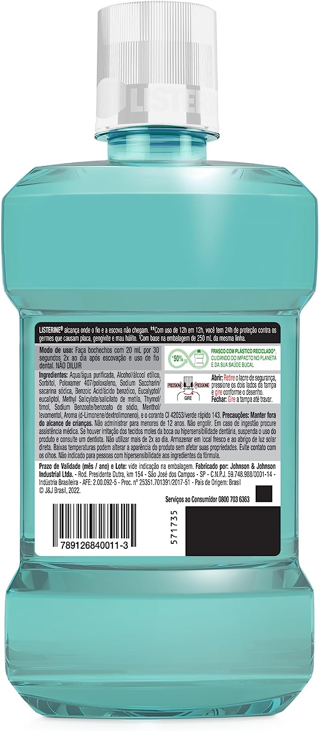 Listerine Cool Mint Refrescância Intensa 2