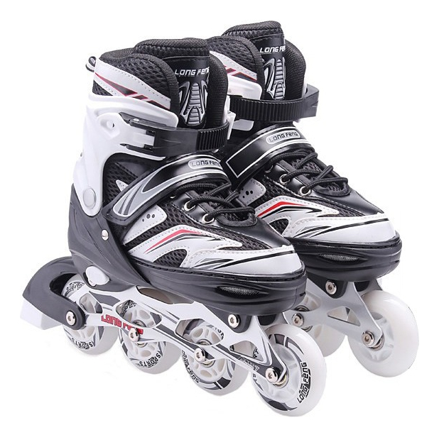 Patins In-line Ajustável Semi Profissional Long Feng 4