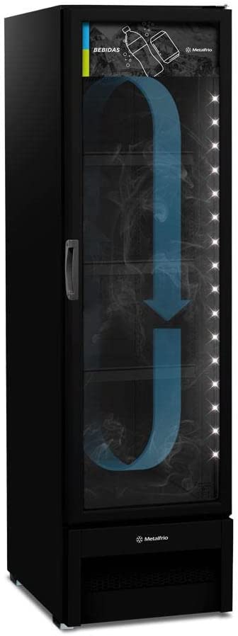 Refrigerador Expositor Vertical All Black 296 L 4