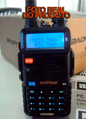 Rádio Comunicador Walkie Talkie Ht Dual Band 5