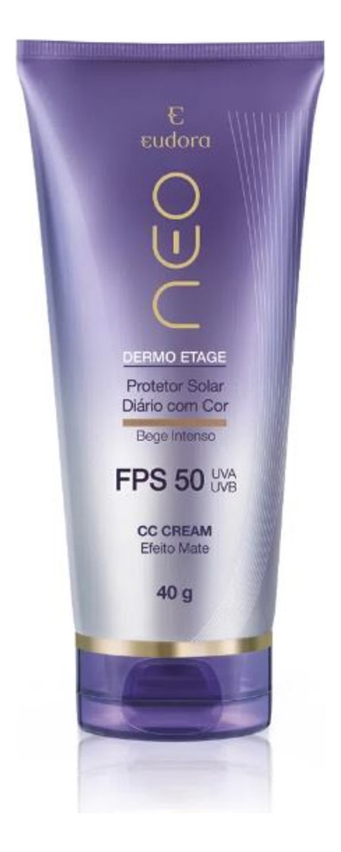 CC Cream Protetor Solar FPS 50 Bege Intenso 1