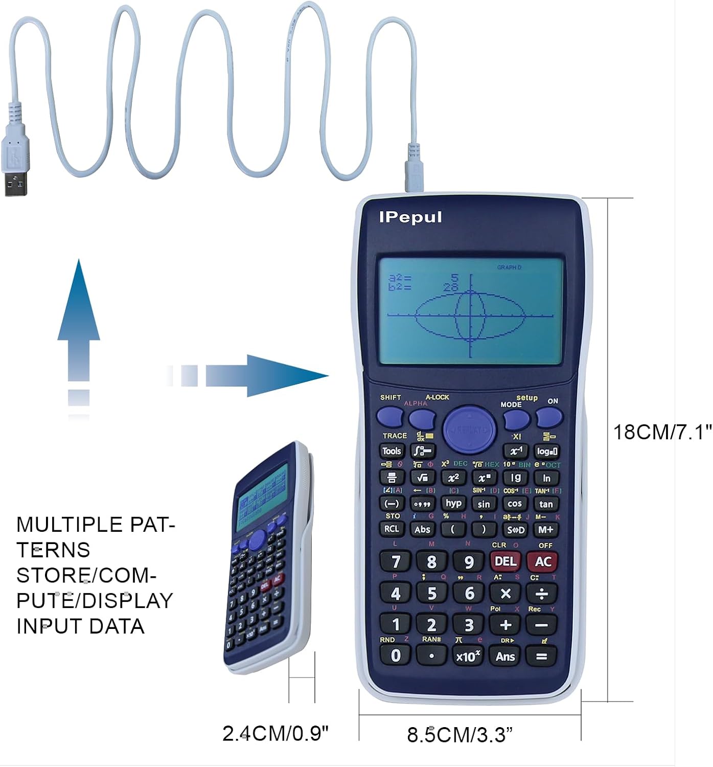 Calculadora Gráfica iPepul GP-001 5