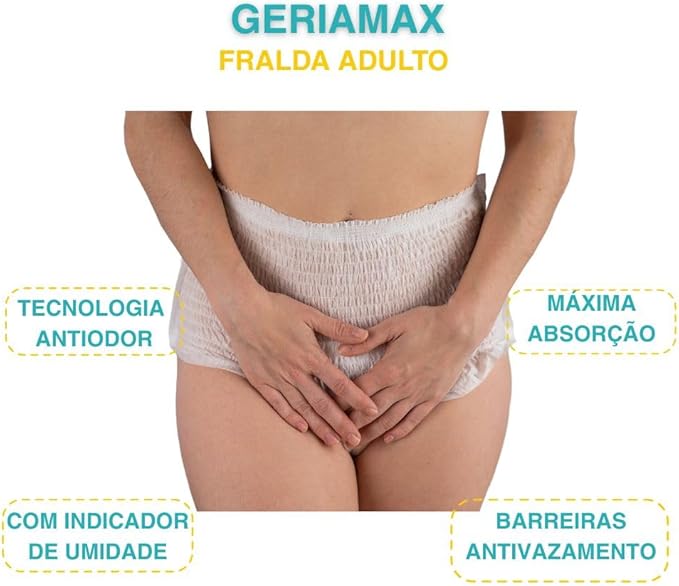 Fralda Descartável Geriátrica Geriamax G 3