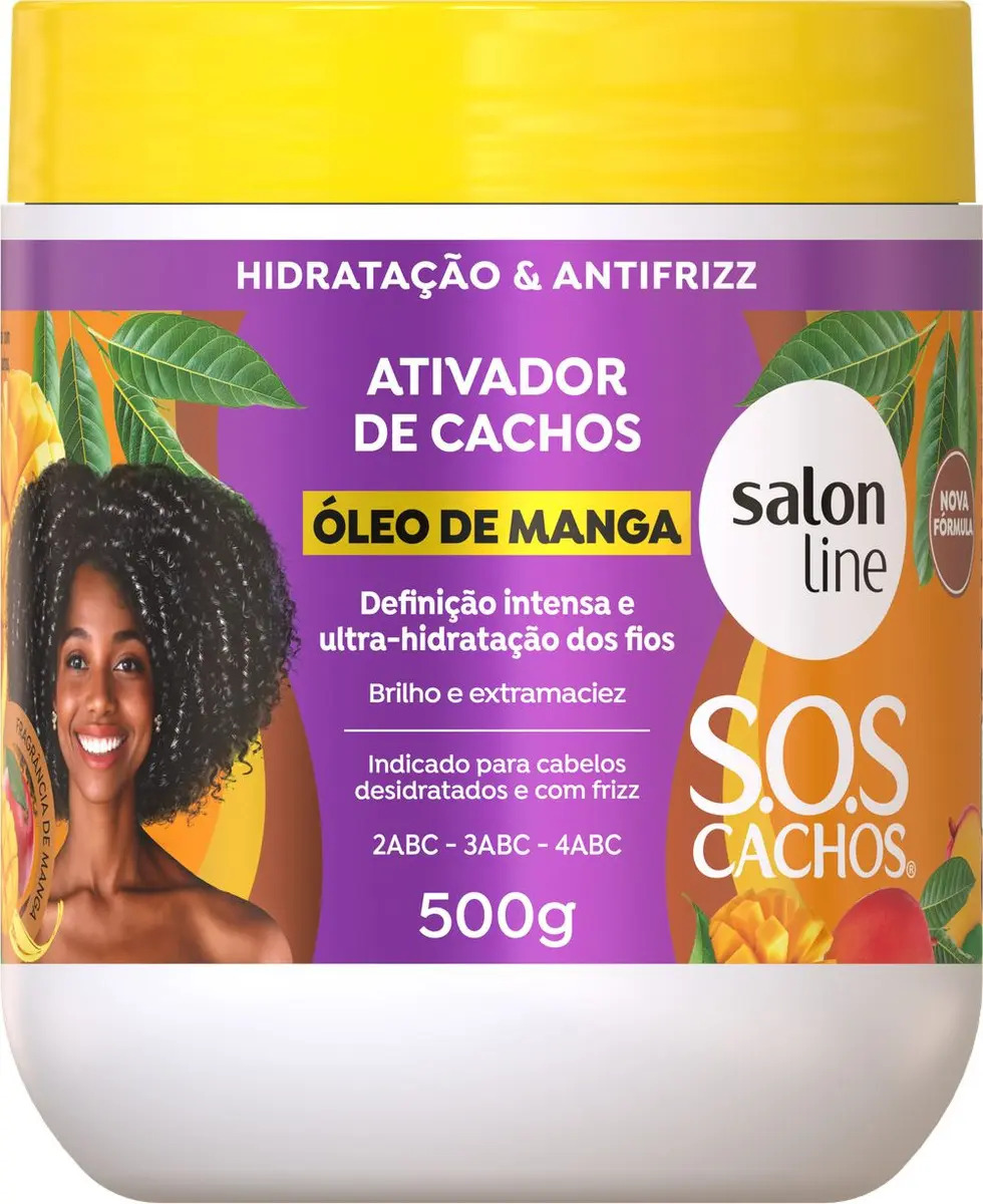 Ativador de Cachos SOS Cachos Óleo de Manga Salon Line 1