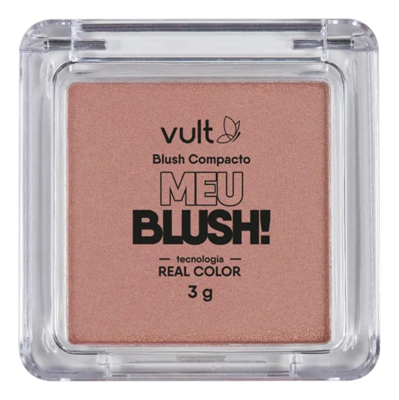 Blush Compacto Rosa Perolado Meu Blush! 1