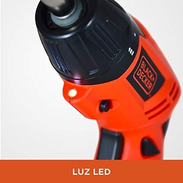 Parafusadeira a Bateria 1/4" (6,35 mm) 4.8 V com LED 16 Acessórios 4