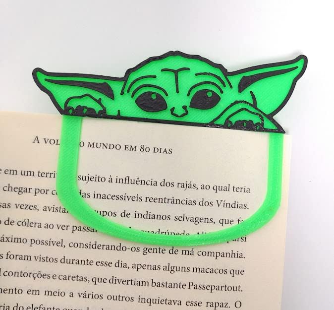 Marcador de Páginas Baby Yoda Cute 4