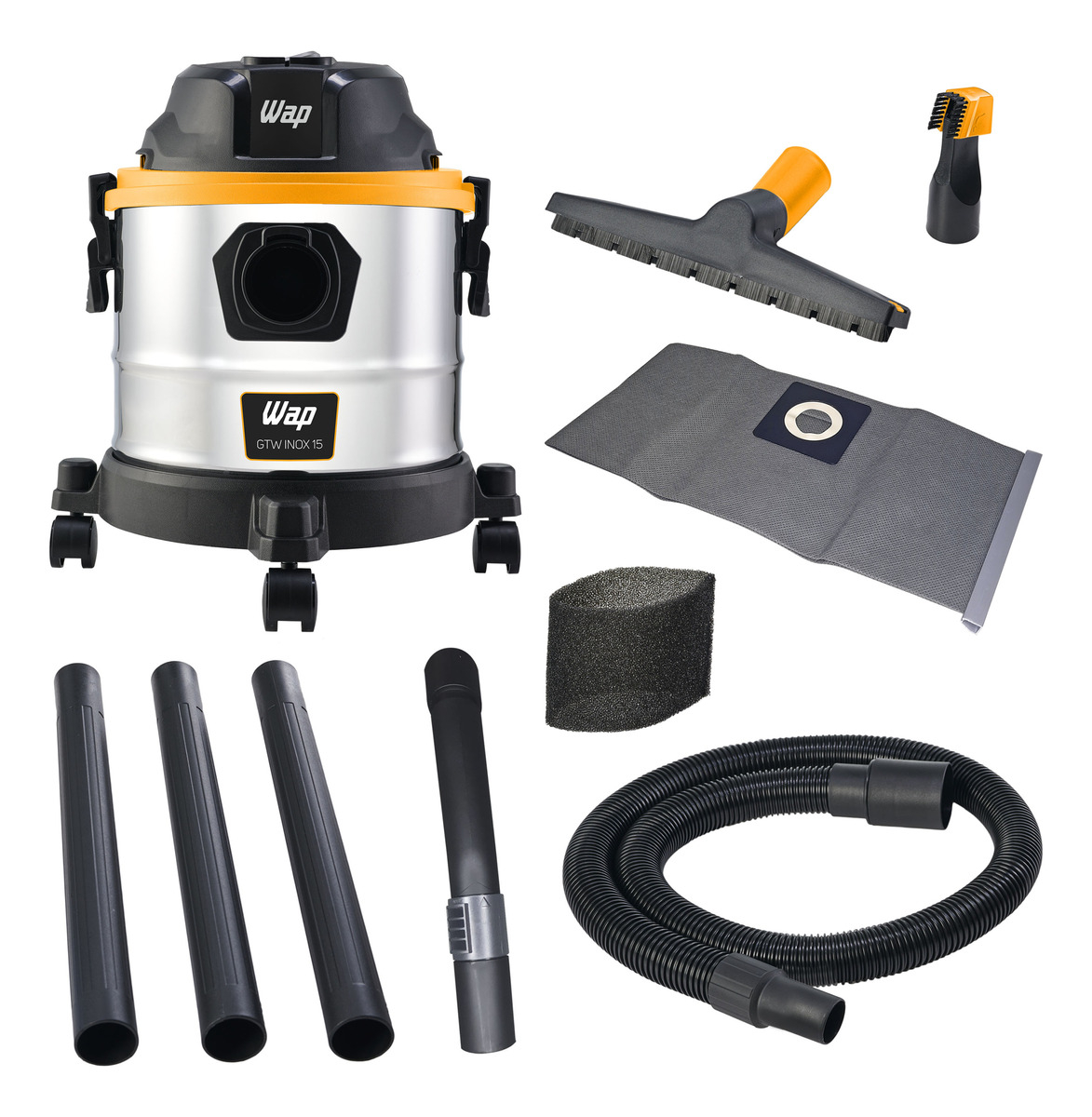 Aspirador de Pó e Água WAP GTW Inox 15 2