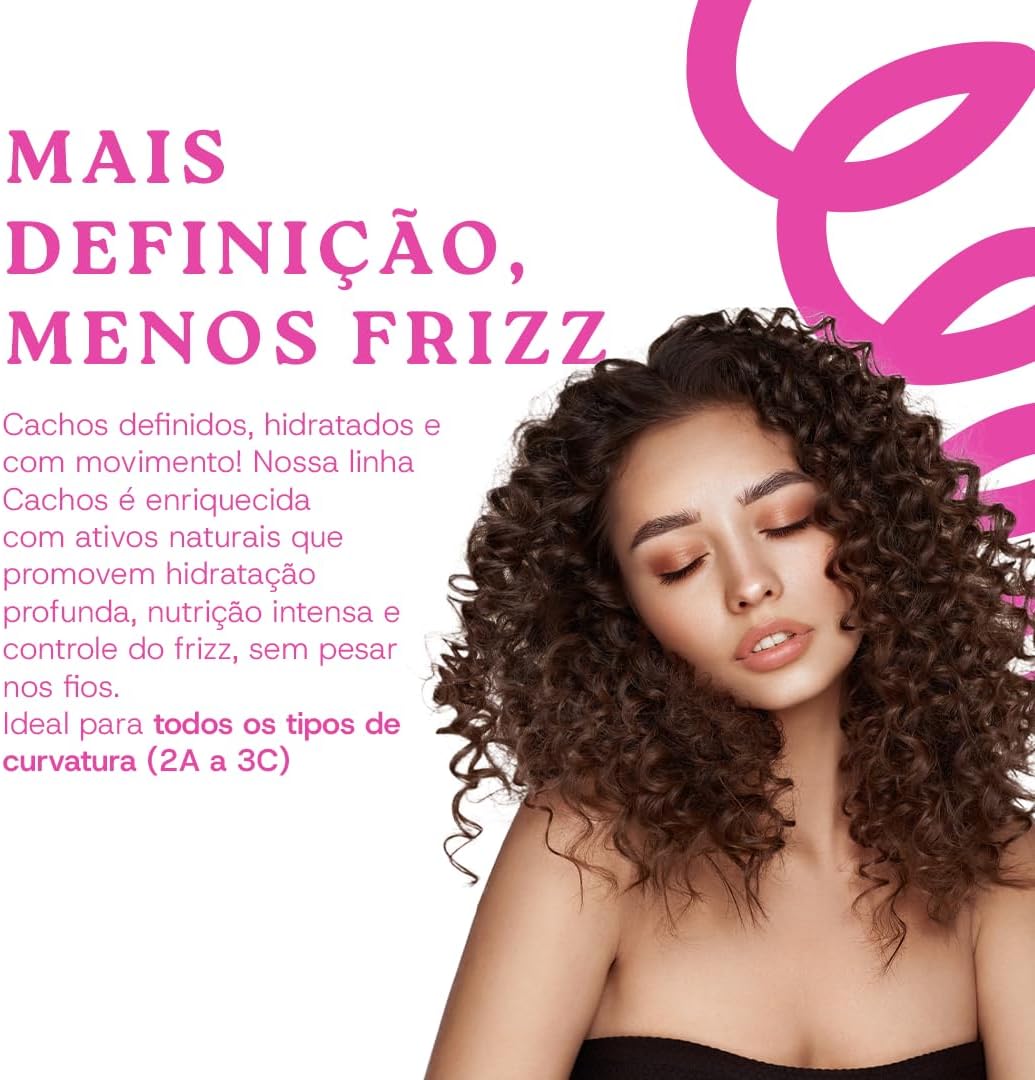 Ativador e Modelador Anti-Frizz Cachos Apice Cosméticos 3
