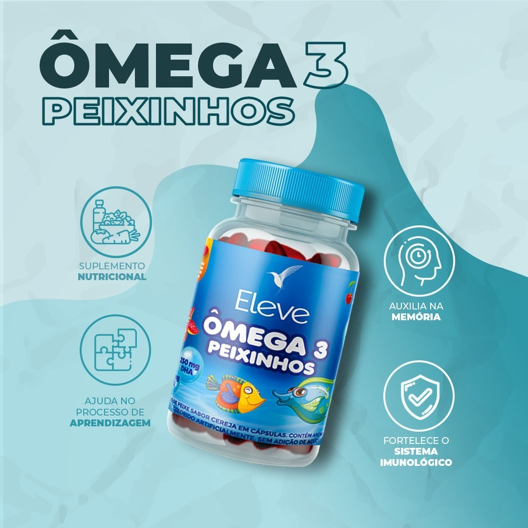 Ômega 3 Peixinhos Infantil  3