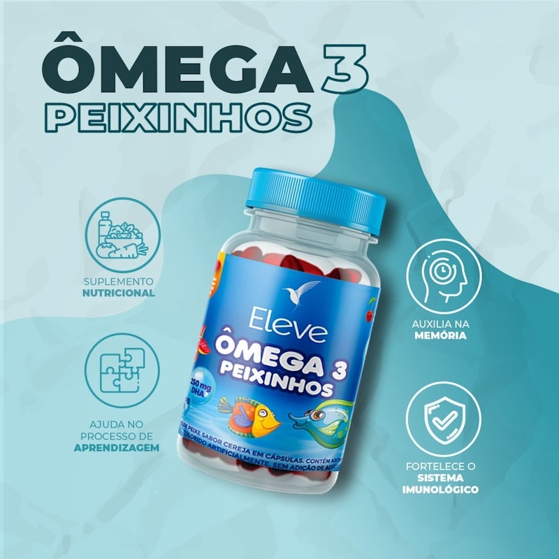 Ômega 3 Peixinhos Infantil 3