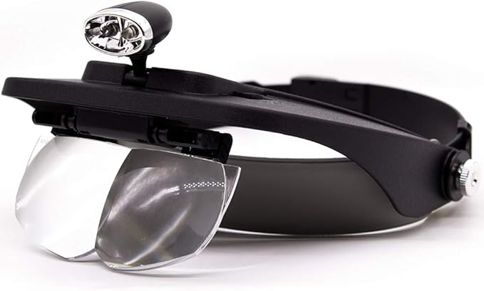 Lupa de Cabeça Lorben Com 4 Lentes e 2 Led  1