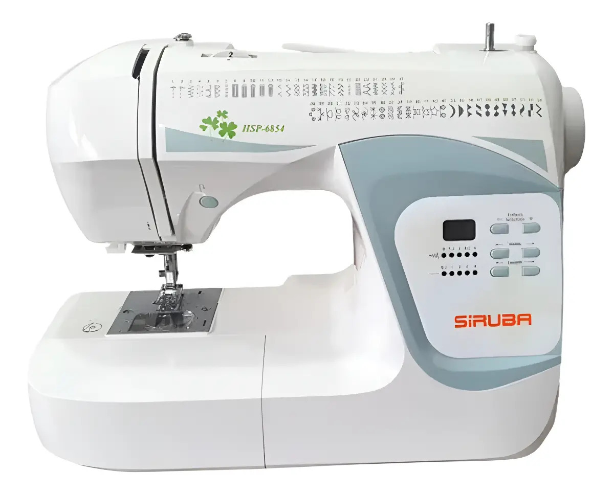Máquina de Costura Doméstica Zig Zag Siruba Eletrônica 1