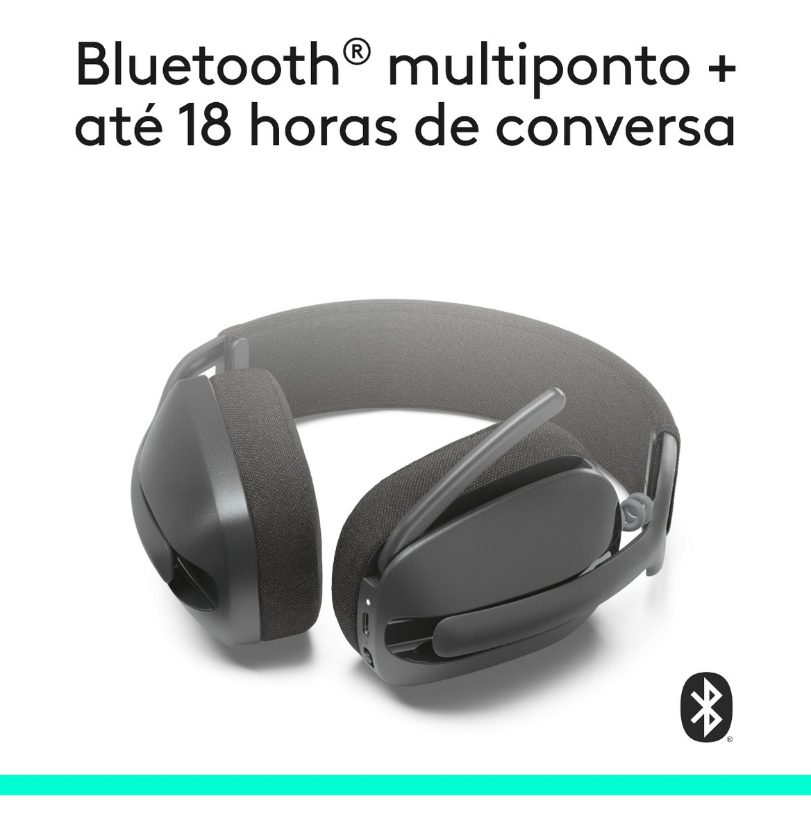 Headset sem fio Logitech Zone Vibe 100 5