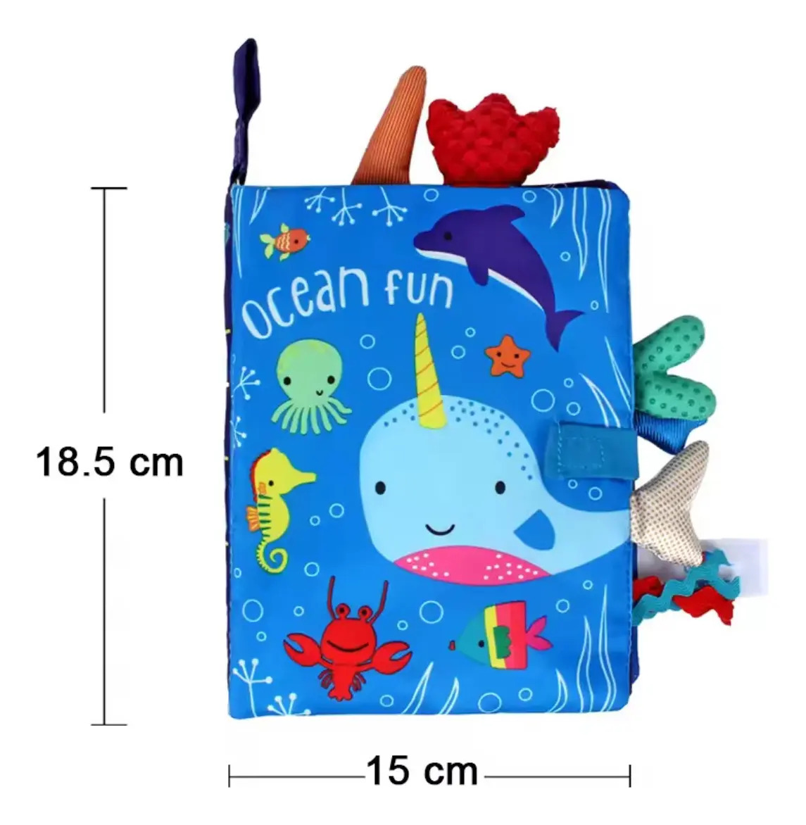 Livro Sensorial Montessori Fundo do Mar 3