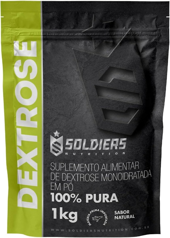 Dextrose 1 kg 100% Puro Importado Soldiers Nutrition 1