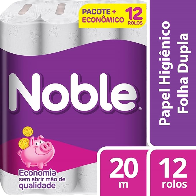 Papel Higiênico Folha Dupla Noble Neutro 3
