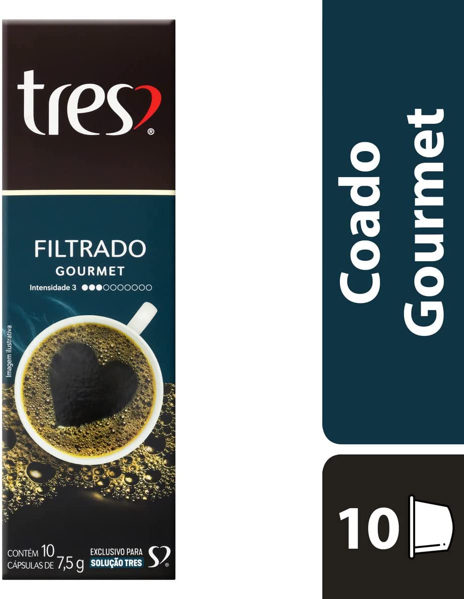 Cápsula de Café Filtrado Gourmet TRES 3 Corações 2